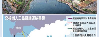 交椅洲建鐵路 5分鐘到港島