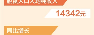 2022年脱贫人口人均纯收入同比增14.3%（新数据 新看点）