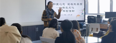 秦皇岛市北戴河区文化馆图书馆与东北大学秦皇岛分校工会“非遗文化体验”联学共建活动举行