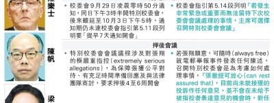 江樂士梁高陳帆查張翔缺席事件 校委會駁張「通知期不足」論：急事主席可召特別會