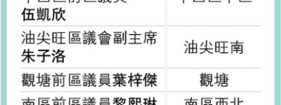 民主黨參選者8變6 建制派質疑不愛國 5人前年辭區議員 羅健熙：郵寄政綱爭提名