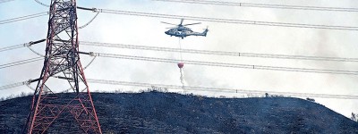 山火影響電塔 電壓驟降逾50宗困𨋢