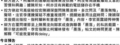 陳展浚指柯耀林沒讀戴文章 前稱曾談論戴主張 控方質疑